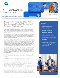 Legal Industry, Certilman, Balin, Adler, Hyman, case study, Konica-Minolta, Supreme Office Technology