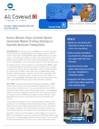 Coldwell Banker, Konica-Minolta, Supreme Office Technology