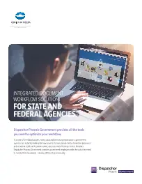 Dispatcher Phoenix, Government, Konica-Minolta, Supreme Office Technology