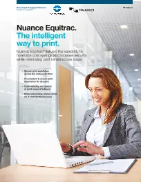 KM, Equitrac Express, Brochure, Konica-Minolta, Supreme Office Technology