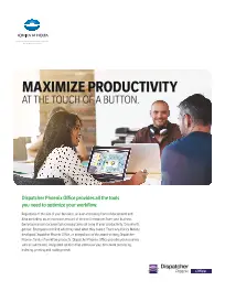 Konica Minolta, Maximize Productivity, Konica-Minolta, Supreme Office Technology