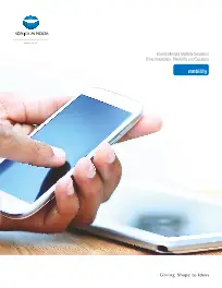 Mobility Brochure, Konica-Minolta, Supreme Office Technology