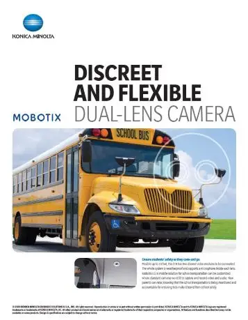 Mobotix, Dual Lens Camera, School Safety Solutions, Education, k-12, Konica Minolta, Supreme Office Technology