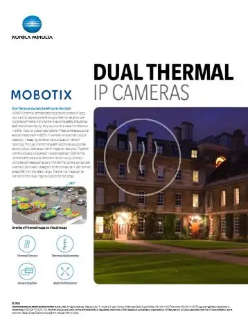 Mobotix, Dual Thermal IP Cameras, Konica Minolta, Supreme Office Technology