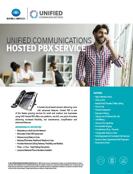 Unified Communications, Hosted PBX, Konica Minolta, Supreme Office Technology